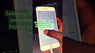 Settle up iPhone after passcode disabled bypass with unlock tool 
