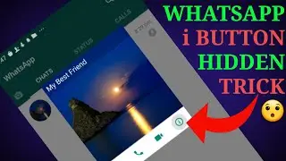 Whatsapp secret settings || Whatsapp data not showing in gallery || Whatsapp i button