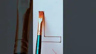 Let's paint a Letter with a Satisfying Technique! 