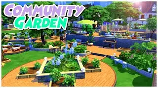 🌷 MAGNOLIA COMMUNITY GARDEN || The Sims 4: Speed Build (No CC)