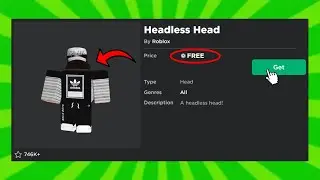 How To Get Headless On Roblox FOR FREE in 2022!