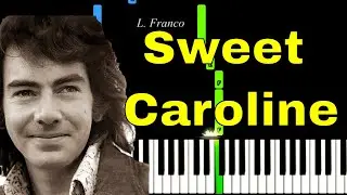 Neil Diamond  Sweet Caroline  EASY Piano Tutorial