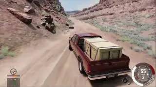 BeamNG.Drive - Utah Delivery, but Free Bird is on the radio