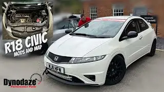 R18 Fn Honda Civic Modified and Remapped 1.8 Petrol