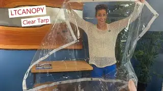 LTCANOPY Clear Tarp, with reinforced straps! 