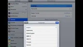 How to select your language for iPad,iPhone and iPod
