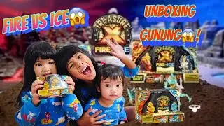 UNBOXING GUNUNG!! treasure X fire VS ice.. KEREN 