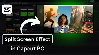How to make split screen videos in Capcut PC   Split screen video editing   Tech Ai