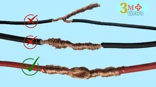 Electric wire fix joining process |  electrical wire joints