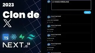 Clon de X con Next.js 13, Supabase, React, TypeScript y TailwindCSS