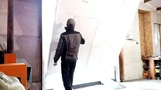 Самодельные подъемные ворота своими руками.  Подробно
