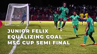 Junior Felix equalizer Vanuatu Development Team vs Solomon Island - MSG Cup Semi Final