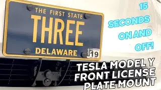 Tesla Model Y Muray Creative Front License Plate Mount Review