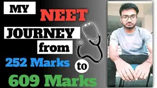 My neet journey....252 to 609 mark #neet2023 #neet #mbbs