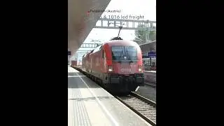 Austrian double-header freight train #zug #bahn