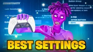 *NEW* Best Controller Settings + Sensitivity For Fortnite Chapter 6! (PS4/PS5/XBOX/PC)
