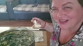 фкусная минутка-щи из крапивы, отбивные по еврейский  и ЖАРЕНАЯ СЕЛЁДОЧКА