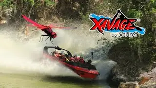 DragonFly Fast Boat ride inside Xavage by Xcaret | Libelula la Lancha mas rapida en Xavage