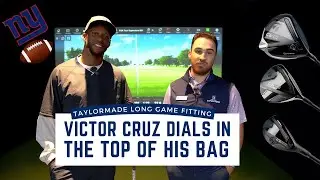 Former @NFL WR Victor Cruz Dials In His @TAYLORMADEGOLF Qi10 Woods 🚀