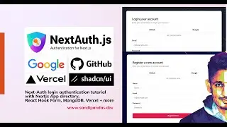Next-Auth login authentication tutorial with NextJs App directory, React Hook Form, MongoDB, Vercel