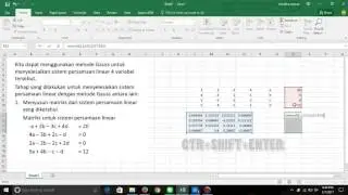Matric Calculation in Spreadsheet