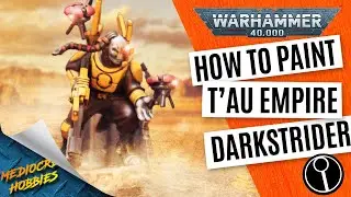 Speed Painting T'au Empire Darkstrider from Warhammer 40k!