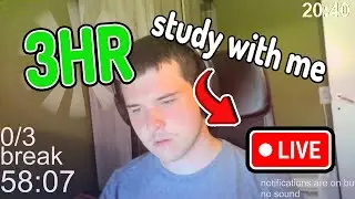 3hr study session - pomodoro timer 60 & 10 - just doing my own thing 27