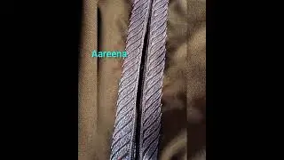 Khada teer design  // Latest handtilla design  @ZariWorkByAareena  #aareena