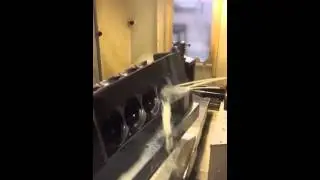 Texas Speed & Performance CNC Machines First 6.2L LT4 Cylin