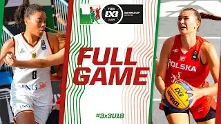 Germany 🇩🇪 v Poland 🇵🇱 | Women | Full Quarter-Finals Game | FIBA 3x3 U18 World Cup 2024