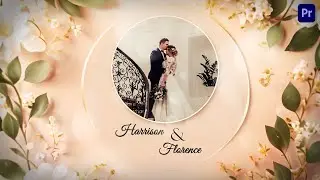 Beautiful Romantic 3D Floral Wedding E-Card Slideshow