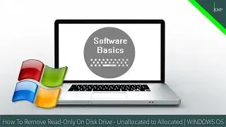How To Remove Read Only On Disk Drive - Unallocated to Allocated | WINDOWS OS