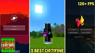 Top 3 Optifine For Crafting and Building | Crafting and Building Optifine | Clients+Optifine