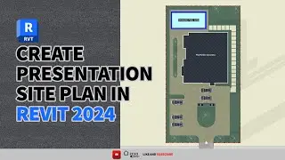 Presentation Site Plan In Revit 2024