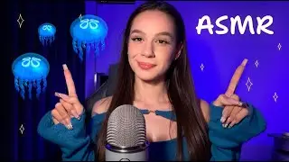 ASMR 🪼 Jellyfish visual trigger 🫧 Fall asleep in 20 min / Mouth Sounds + Hand Movements (by AsmrNoa)