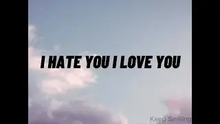I hate you I love you by Gnash ft. Oliva O'brien (Slowed + Lyrics) You don't give a damn about me