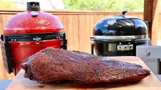 Brisket Throwdown! Weber Summit Charcoal Grill vs Kamado Joe Big Joe |How to BBQ Smoked Wagyu packer