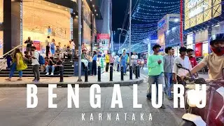【India Walk 4K】Brigade Rd - MG Rd | Bengaluru | Karnataka | 2024