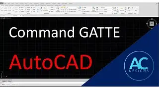 How to use GATTE Command in AutoCAD, Time Saver! | AutoCAD Tips and Tricks
