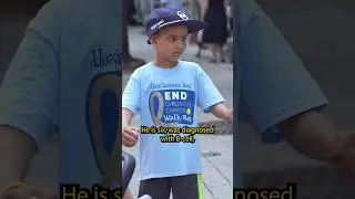 Childhood Cancer Hero, Kai, and his family held a lemonade stand to fight childhood cancer #reels