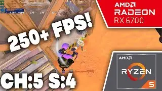Fortnite Performance Mode CH:5 S:4 | Ryzen 5 5600 & RX 6700 | Low meshes