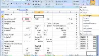 Highlight Constants in Microsoft Excel