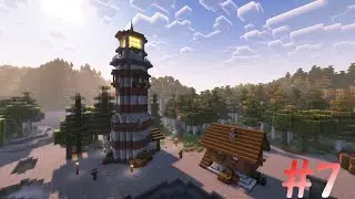 I am made a big watch tower in my Royal SMP #4