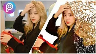 ROSÉ BLACKPINK - Dispersion Effect | PicsArt Tutorial
