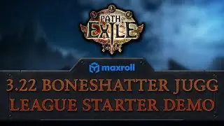 Boneshatter Juggernaut League Starter Build Showcase - PoE 3.22