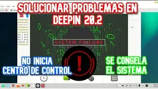 Problema con Centro de Control Deepin | Solucionar problemas en Deepin 20.2