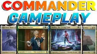 Commander Gameplay: Melira, the Living Cure v. The Third Doctor v. Ria Ivor v. Bruse and Ikra