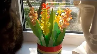Как сделать цветы из бумаги. How to make paper flowers