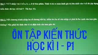 PASCAL - ÔN TẬP KIẾN THỨC HỌC KÌ I | PHẦN 1 #3