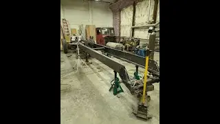 359 Peterbilt EXHD Restoration PT9. Last part of stretching an adding the new forward frame rails.